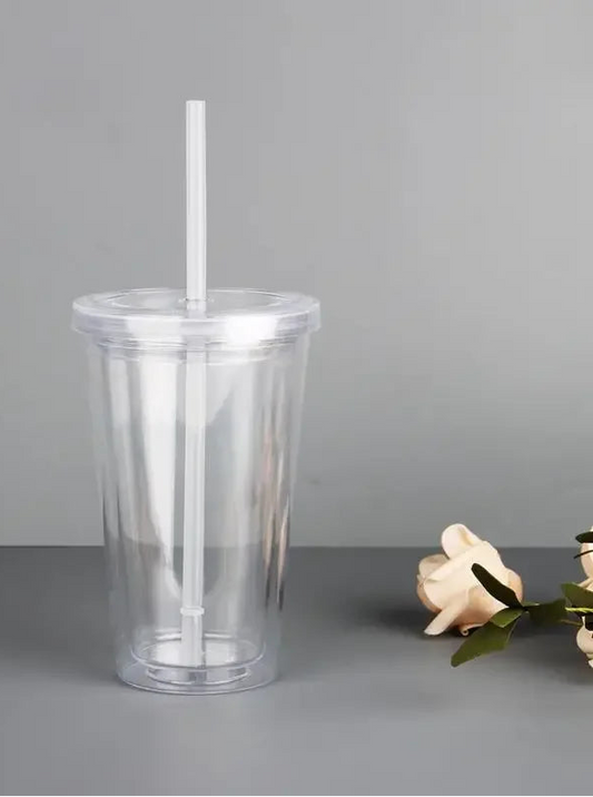 Återanvändbar plastmugg i slitstark plast 450-650 ml